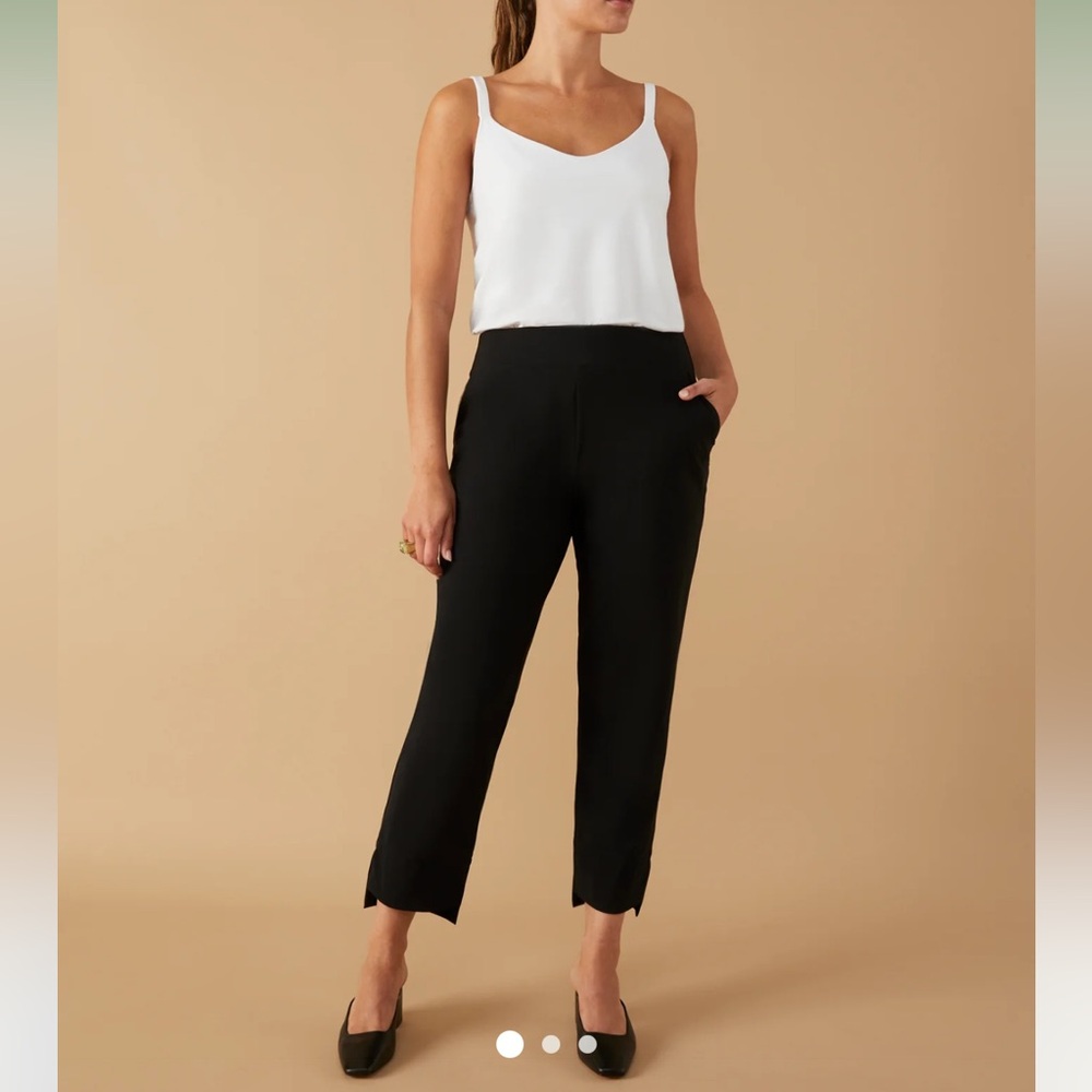 ADAY Black Straight Up Pants